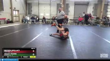 84 lbs Round 2 (4 Team) - Bryden Spellacy, Team Ohio vs Grady Moore, 84 Athletes