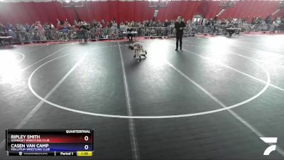 56 lbs Quarterfinal - Ripley Smith, Somerset Wrestling Club vs Casen Van Camp, Mollitium Wrestling Club