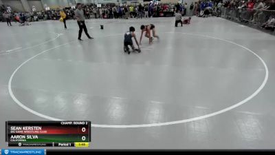 126 lbs Champ. Round 2 - Sean Kersten, Big Game Wrestling Club vs Aaron Silva, California