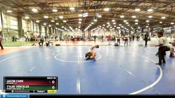 80 lbs Rd# 10- 4:00pm Saturday Final Pool - Jacob Carr, PA Blue vs Tyler Verceles, Maryland Gold