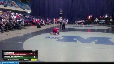 184 lbs Prelim - RC Morris, University Of The Ozarks (Arkansas) vs Nicholas Brashear, Huntingdon College