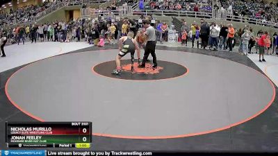 160 lbs Round 1 - Nicholas Murillo, Legacy Elite Wrestling Club vs Jonah Feeley, McKenzie River Mat Club