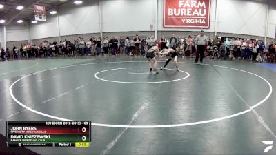 63 lbs Quarterfinal - David Kniezewski, Ranger Wrestling Club vs John Byers, River City Wrestling LLC