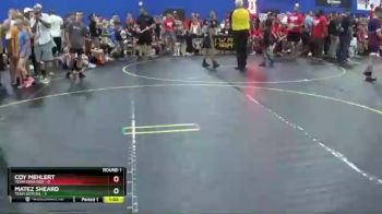 85 lbs Round 1 (6 Team) - Coy Mehlert, Team Iowa Red vs Matez Sheard, Team Gotcha