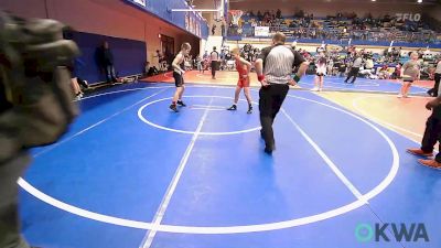 100 lbs Rr Rnd 4 - Tripp Gruenwald, Collinsville Cardinal Youth Wrestling vs Xander Maldonado, Coweta Tiger Wrestling