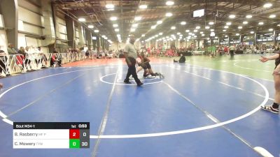 100 lbs Rr Rnd 1 - Brice Rasberry, MF Purge vs Carsen Mowery, TYW New Breed Jr High