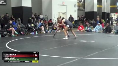 155 lbs Round 3 (16 Team) - Kara Kuge, Midwest Assassins vs Luisa Meade, Illinois