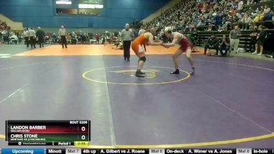 3 - 165 lbs Cons. Round 1 - Chris Stone, Heritage HS (Lynchburg) vs Landon Barber, William Byrd