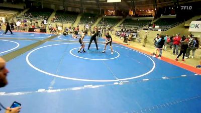 96 lbs Final - Kaigan Snedigar, Broken Bow Youth Wrestling vs Brayden Franklin, R.A.W.