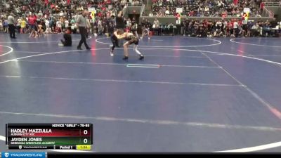 75-83 lbs Round 2 - Hadley Mazzulla, Auburn City Rec vs Jayden Jones, Nebraska Wrestling Academy