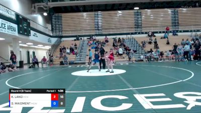 85 lbs Round 4 (6 Team) - KOLTEN LAND, MAURER COUGHLIN WRESTLING CLUB vs OLIVER MAIDMENT, MIDWEST RTC