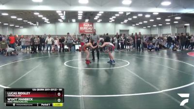 98 lbs Cons. Round 4 - Lucas Ridgley, Virginia Elite vs Wyatt Manbeck, Noke Wrestling RTC