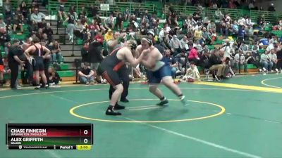 285 lbs Champ. Round 2 - Alex Griffiith, GALION vs Chase Finnegin, Washington (Massillon)