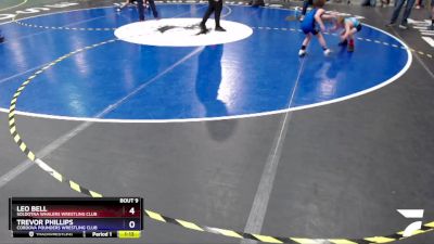 49 lbs Round 1 - Trevor Phillips, Cordova Pounders Wrestling Club vs Leo Bell, Soldotna Whalers Wrestling Club