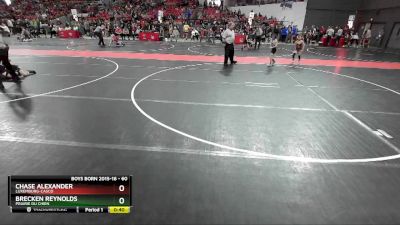 60 lbs Semifinal - Brecken Reynolds, Prairie Du Chien vs Chase Alexander, Luxemburg-Casco