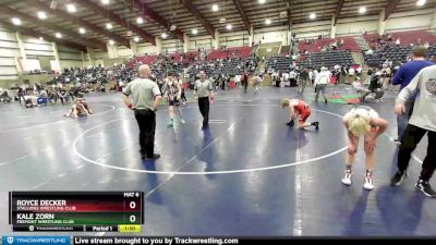 125 lbs Cons. Round 5 - Royce Decker, Stallions Wrestling Club vs Kale Zorn, Fremont Wrestling Club