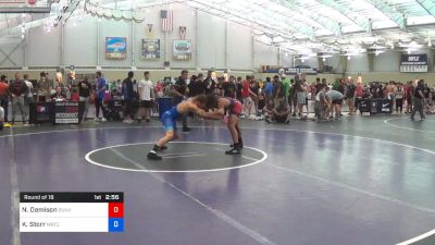 65 kg Round Of 16 - Navonte Demison, Sunkist Kids Wrestling Club vs Kanen Storr, Michigan Regional Training Center