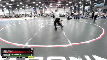 72 lbs Rd# 7- 10:45am Saturday Final Pool - Nery Rivas, POWA vs Andrew Mlynarczyk, Terps Xtreme