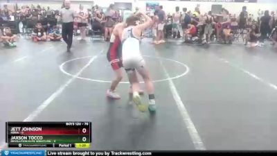 76 lbs Round 2 - Jaxson Tocco, Revolution Elite Wrestling vs Jett Johnson, Nbwa