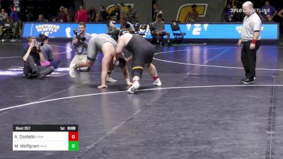 285 lbs Round Of 16 - Aaron Costello, Iowa vs Michael Wolfgram, West Virginia