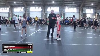 72 lbs Round 2 (6 Team) - Mason Brown, Olympia vs Braidyn Taby, Rampage