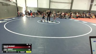 70 lbs Cons. Round 1 - Ralph Bunney, Oregon vs Colt Sweat, Ilwaco Youth Wrestling