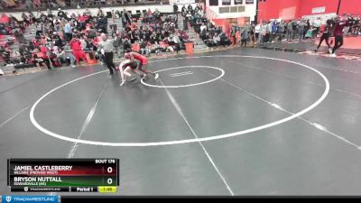 106 lbs Champ. Round 2 - Bryson Nuttall, EDWARDVILLE (HS) vs Jamiel Castleberry, Hillside (Proviso West)