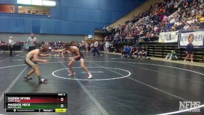 2 - 106 lbs Quarterfinal - Maddox Heck, King William vs Xaiden Wynn, James River