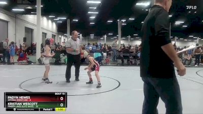 68 lbs Round 3 (10 Team) - Kristian Wescott, Finger Lakes Elite White vs Padyn Hewes, Smyrna Wrestling