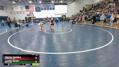 120 lbs Cons. Round 1 - Tristen Tromble, Natrona County vs Cooper Meyer, Wheatland