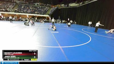 86 lbs Cons. Round 4 - Beckett Loughren, Indee Mat Club vs Jaren Nebel, Big Game Wrestling Club