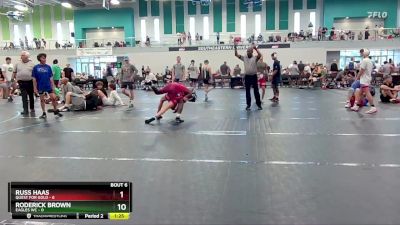 106 lbs Round 3 (4 Team) - Russ Haas, Quest For Gold vs Roderick Brown, Eagles WC