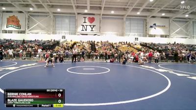 58 lbs Cons. Round 4 - Bernie Conlan, Guilderland Youth Wrestling vs Blaze Gaudioso, LeRoy Wrestling Club