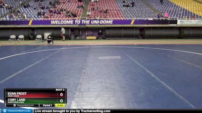 133 lbs Round 1 - Cory Land, Northern Iowa vs Evan Frost, Iowa State