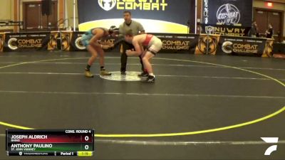 138 lbs Cons. Round 4 - Joseph Aldrich, Rhino vs Anthony Paulino, St. John Vianney