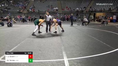 174 lbs Prelims - Justin Grant, Ellsworth vs Daniel Torres, Jamestown