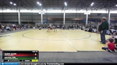 112 lbs Quarterfinal - Alexa Allen, Heritage Girls vs Kayzha Vail, Rocky Mountain Girls