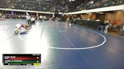 115 lbs Quarterfinal - Isabelle Duncan, Iowa vs Ruby Roof, Iowa