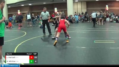 101 lbs Round 5 (6 Team) - Alexa Whitlow, Contenders Wrestling Academy Green vs Logan Hartzell, Steel Valley