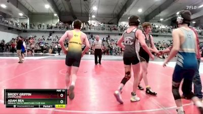 110 lbs Quarterfinal - Adam Rea, Sedalia Youth Wrestling Club-AAA vs Brody Griffin, Unaffiliated