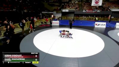 67 lbs Cons. Semi - Daniel Khachatryan, California vs Adrian Gonzalez, Savage House Wrestling Club