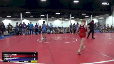 71 lbs Semis & 3rd Wb (16 Team) - Van Stamper, Indiana vs Diego Robertty, Florida