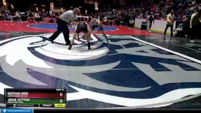 7A-113 lbs Champ. Round 1 - Nathan Reid, South Forsyth H.S. vs Jesse Sutton, Mountain View