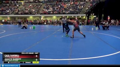 Round 2 - Cace Campbell, Immortal Athletics WC vs Knoxyn Barrett, Saint James Cyclones