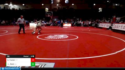 138 lbs Semifinal - Luke Reid, Valparaiso vs Silas Foster, Purdue Polytech