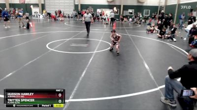 46 lbs Quarterfinal - Tritten Spencer, Plains Elite vs Hudson Hawley, Auburn City Rec