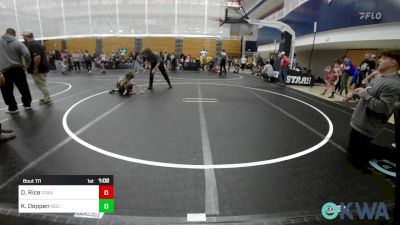 61 lbs Semifinal - Dayton Rice, Standfast vs Keb Deppen, Norman Grappling Club