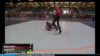 138 lbs Semis (4 Team) - Wyatt Steach, 4A Molalla vs Ethan Flood, 4A Marshfield