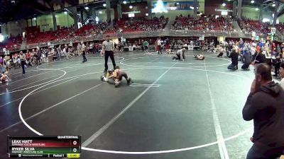 70 lbs Quarterfinal - Ryker Silva, Fremont Wrestling Club vs Leax Hiatt, Superior Youth Wrestling