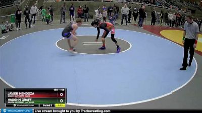 106 lbs Round 3 - Javier Mendoza, Salem Elite Mat Club vs Vaughn Graff, South Medford Mat Club